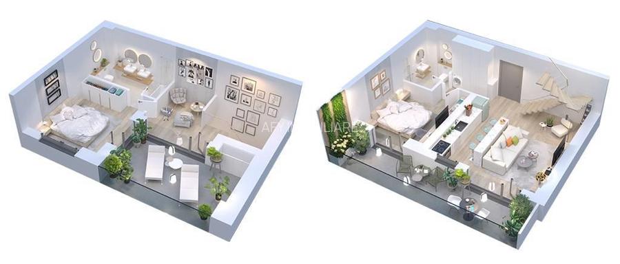 De Inchiriat Apartament 3 Camere de Lux, pe 2 Nivele, Sebastian sect.5 - 42