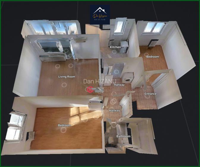 Totul lângă bloc: Școală, Metrou, Piață, Parc-Apartament 3 Camere-Trapezului - 2