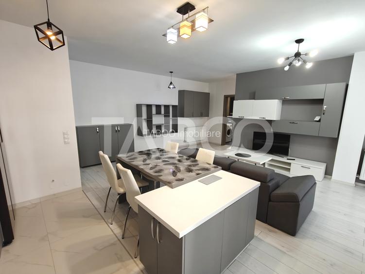 Apartament modern 3 camere - mobilat si utilat - balcon si parcare - 13