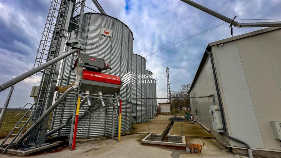 Baza de receptie si depozitare cereale | 880tone capacitate totala(4 celule) - 13