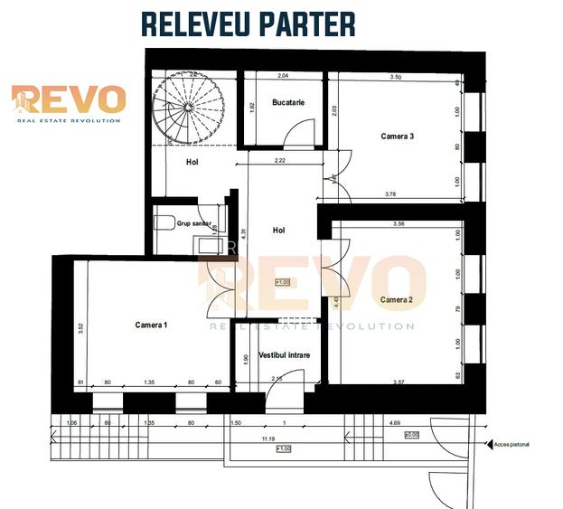 Unirii – Căuzași | Vilă P+M | 174 mp | 5 camere | Comision 0% - 16