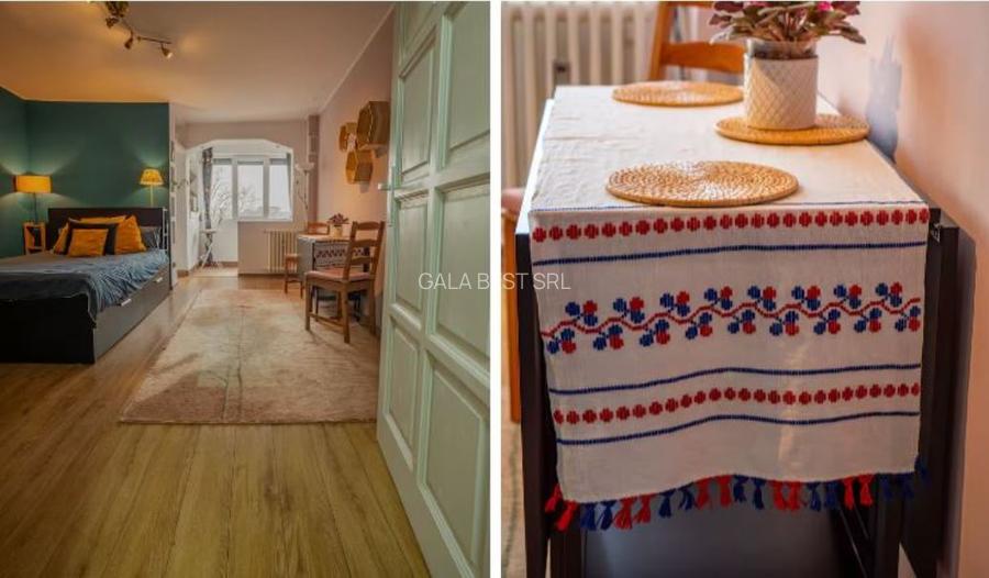 Vatra Luminoasa-Maior Coravu, garsoniera mobilata,etaj 3/10 - 2