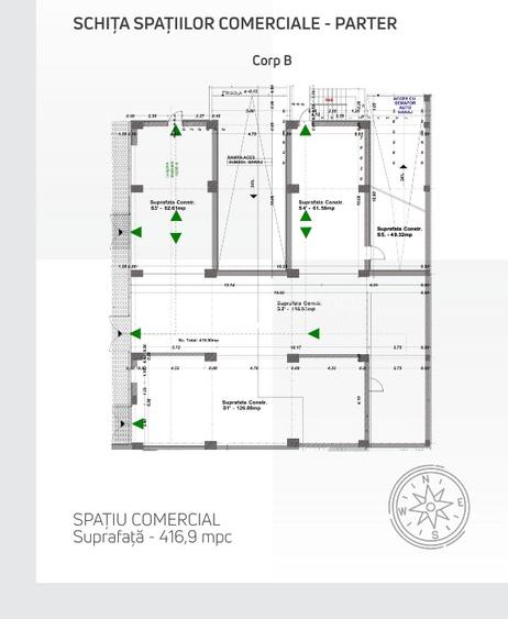 NEW! Spatii Comerciale DE VANZARE – George Cosbuc 42, Baia Mare - 3