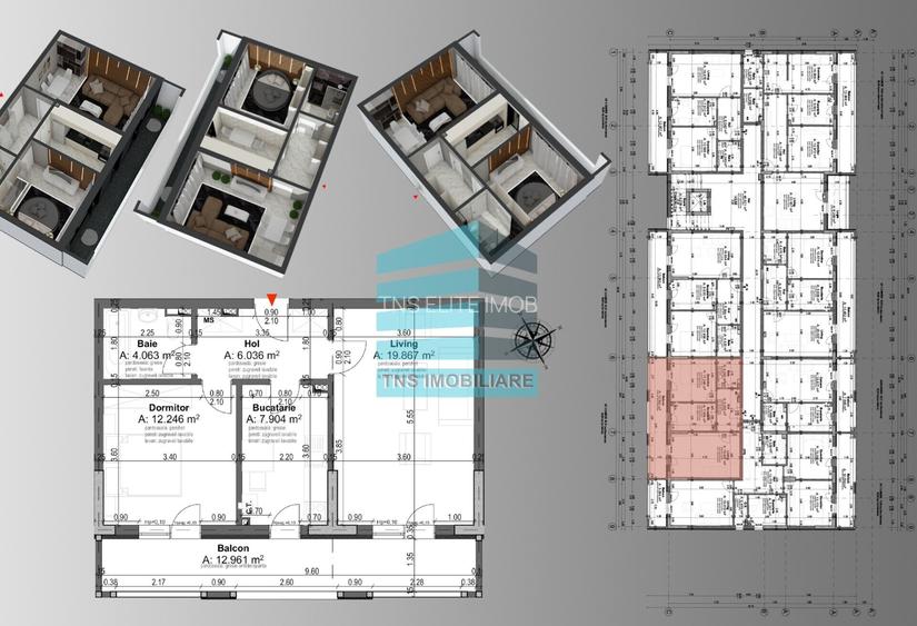 2 Camere - Titan-Pallady-Metrou Teclu -Incalzire Pardoseala - 4