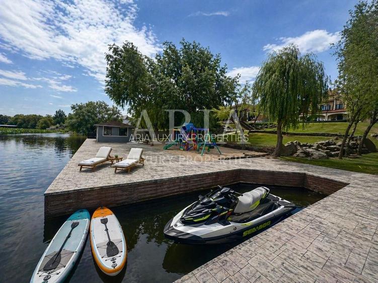 SNAGOV VILA | 36m DESCHIDERE LA LAC | PONTON 250mp | JACUZZI | SPA | BOWLING - 25