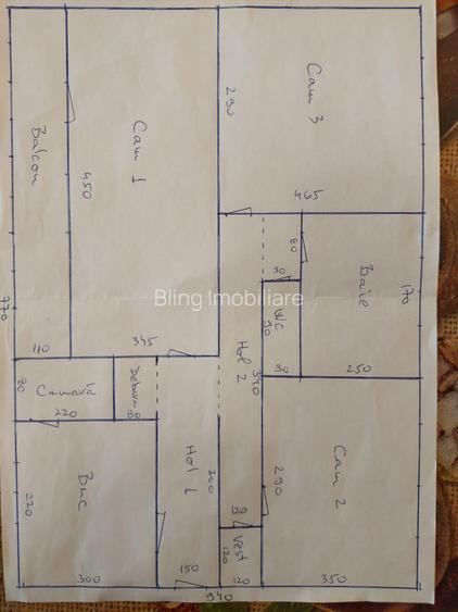 Apartament cu 3 camere decomandate, 65mp, in zona Piata Flora - 10