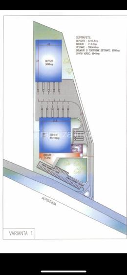 TEREN PARC LOGISTIC, DESCHIDERE A1,  la km 25,2 suprafață 2,4 ha. - 2