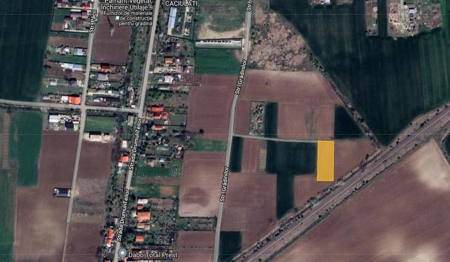 RATE LA VANZATOR! Ocazie! 1500 mp intravilan Caciulati, acces rapid A3
