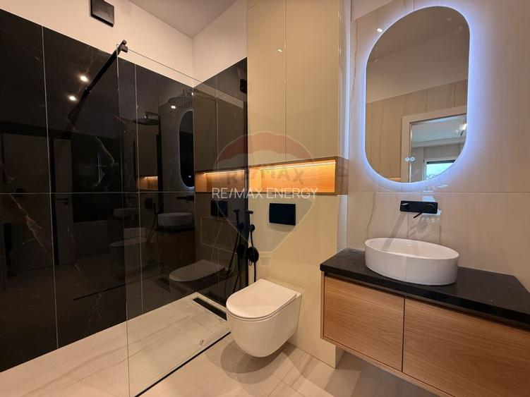 Penthouse confort lux pe 2 nivele, 2 terase panoramice, 4 cam 120mp. - 11