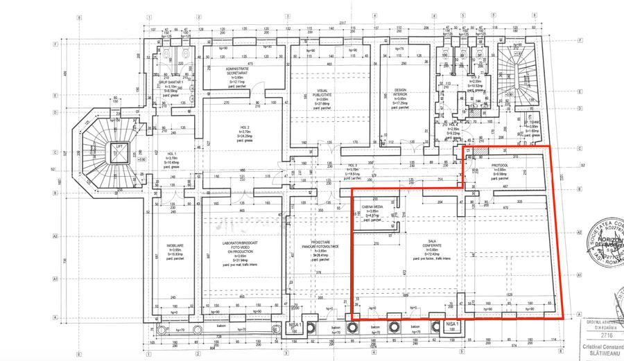 Spatiu birouri centrale Iasi, cladire unica, 154mp, Cuza Voda - 5