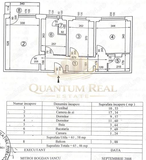 3 Cam Decomandat | Bd. Obregia | Renovat & Utilat / Mobilat Complet - 17
