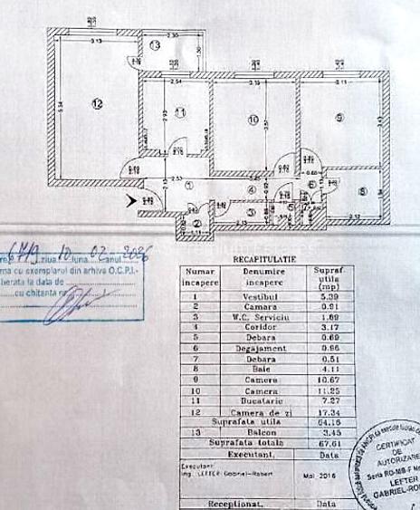Apartament 3 camere parc Sebastian Petre Ispirescu  1984, 2 bai, centrala - 10