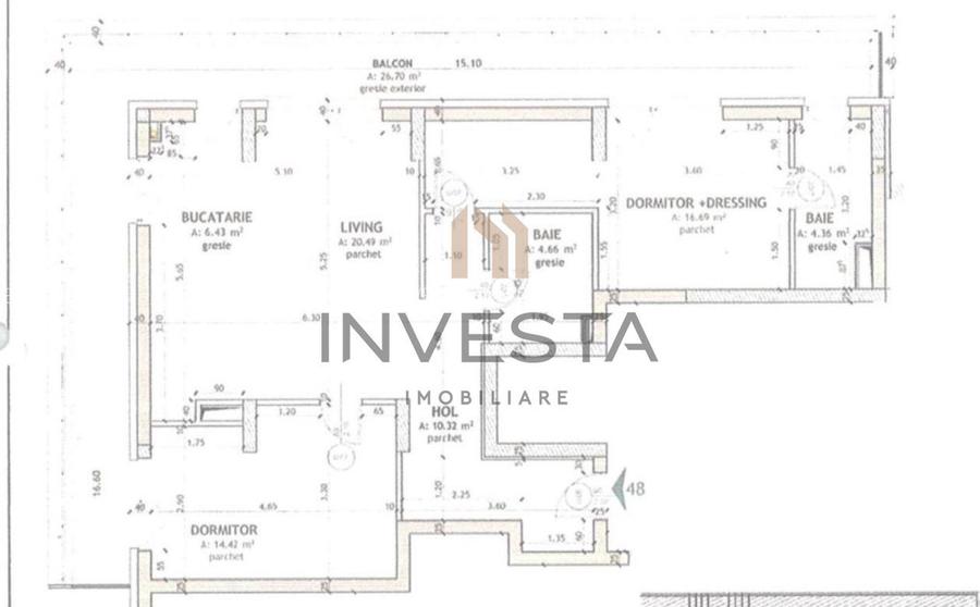 Apartament exclusivist cu 3 camere in Grand Park cu view deosebit ! - 1