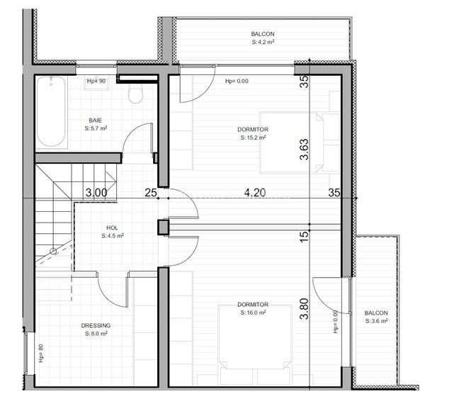 Braytim | Case insiruite | 4 camere | Strazi asfaltate | Comision 0% - 22