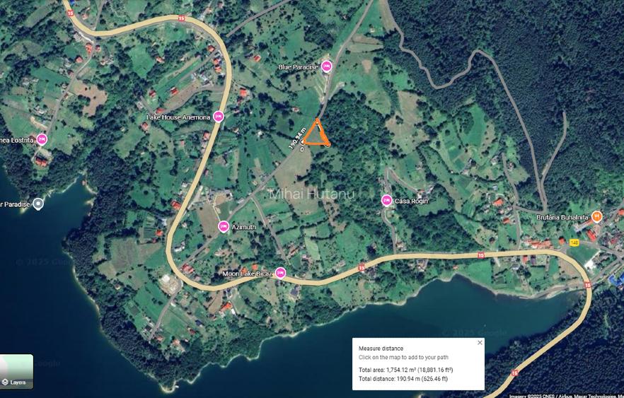 TEREN CU VEDERE PANORAMICĂ LA TOACA ȘI LACUL BICAZ – BUHALNIȚA, NEAMȚ - 7