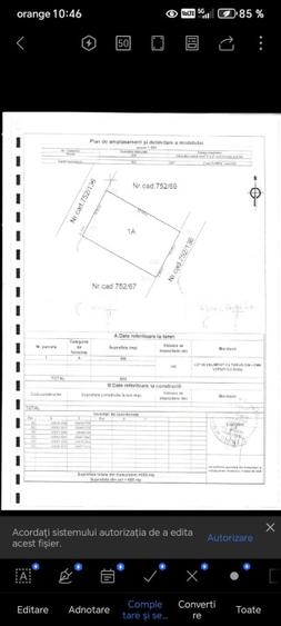 Teren intravilan Hlincea Cetățuia str Mânăstirii 658 mp | 2 deschideri - 3