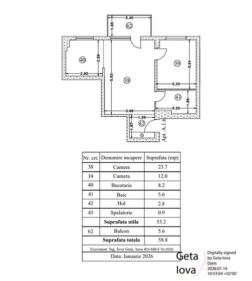 Apartament deosebit 2 camera zona de Nord