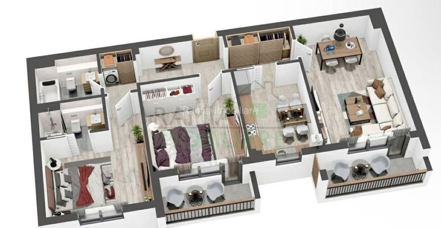 Apartament nou 3 camere, 80 mp utili, 2 terase, 2 băi, Mosaic Residence - 5