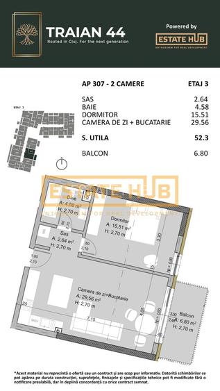 Traian 44 | 2 camere premium | 0% comision - 7