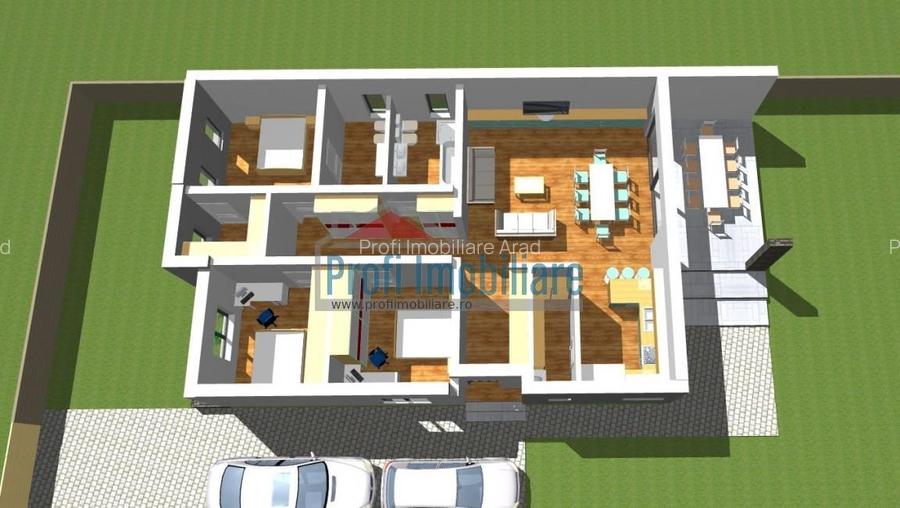 Teren 540mp Zimand Cuz, Proiect casa Parter 10 min. de zona Podgoria- Arad - 8