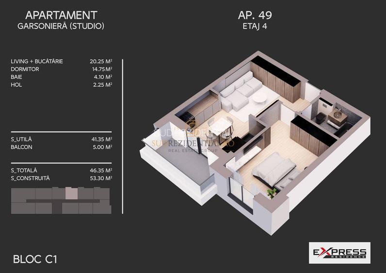 Fara Comision! Apartament modern, bloc nou - zona ideala in Sector 4 - 1