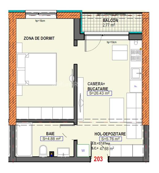 Studio Dublu Zona Cismea Lac Siutghiol - 1