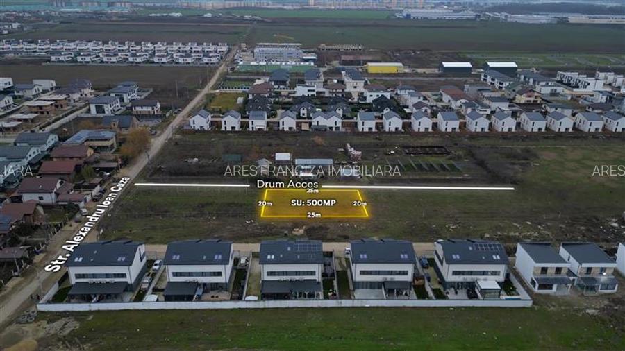 TUNARI - LIDL,TEREN  500 MP,ASFALT,GAZ,CURENT,CANALIZARE - 3