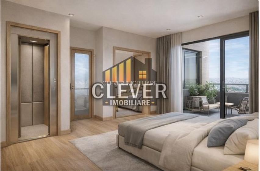 Penthouse duplex 4 cam 258 mp, lift privat, Pallady - 2