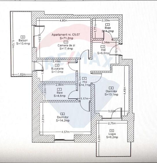 De inchiriat Ap.3 camere Estoria City în zona T. Pallady - 19