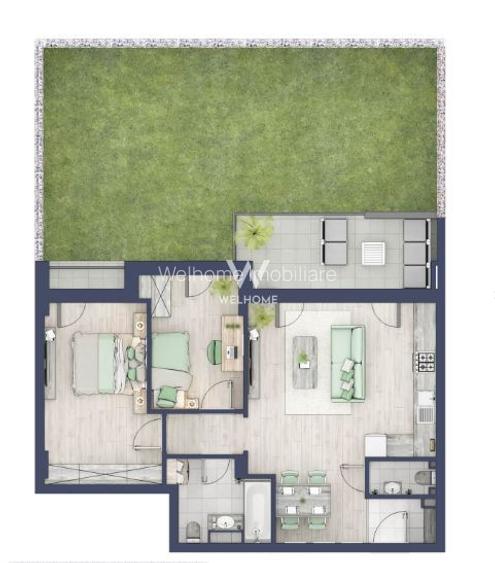 Chirie apartament 3 camere - Pet Friendly - Turnisor, Sibiu - 1