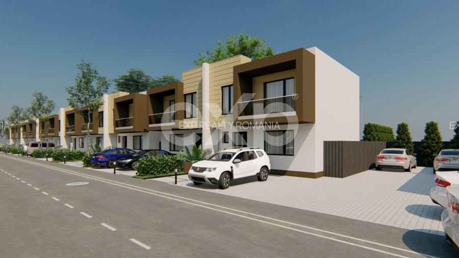 Proiect NOU de case cu 4 came Trivale | Zona Platou - 11