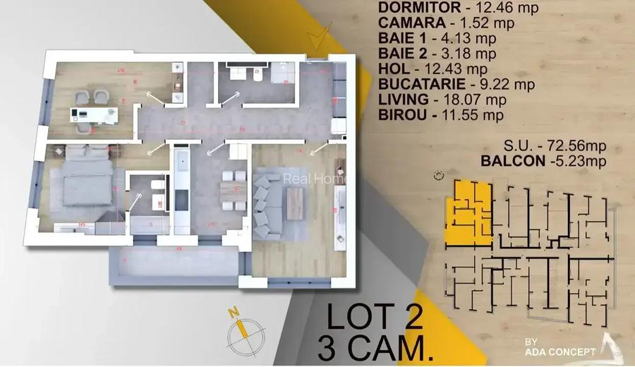 3 Cam | Panouri Fotovoltaice | STB10min |Parcare Gratis - 2