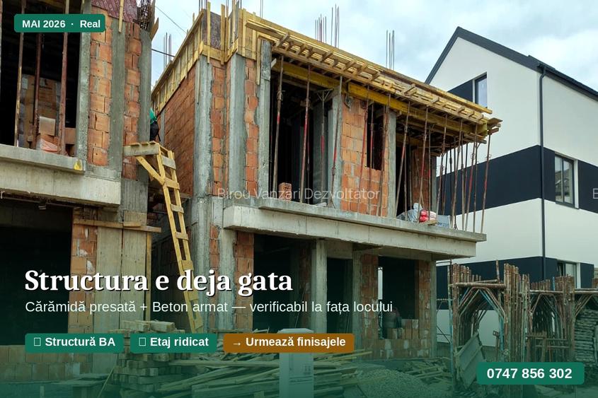 Vilă individuală P+1E  la pădurea Rosu · Curte proprie · Chiajna, Ilfov - 6