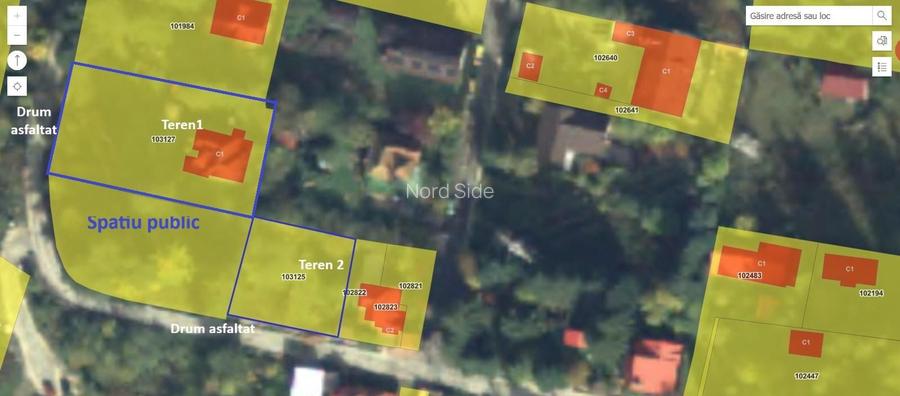Teren PREDEAL CLABUCET 1664m2 cu asfalt, utilitati si VIEW - 2
