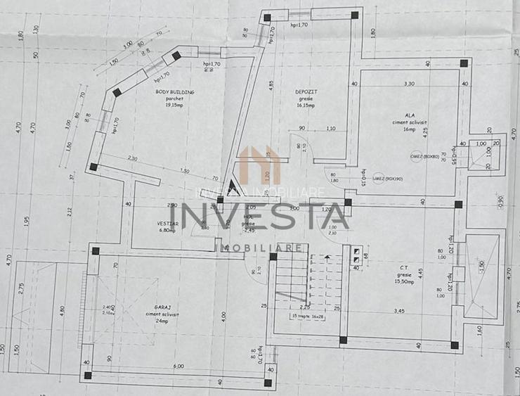 Casa individuala cu 7 camere, 260 mp, teren 900 mp, front 19m, Europa - 1