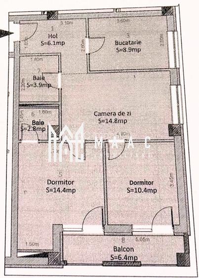 Apartament 3 camere |  Parter | Calea Surii Mici I Loc de parcare - 4