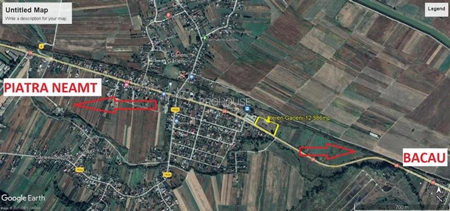 Teren 12.586mp - DN15 - Bacau - Buhusi - deschidere 162ml - posibilitate lotizar - 4