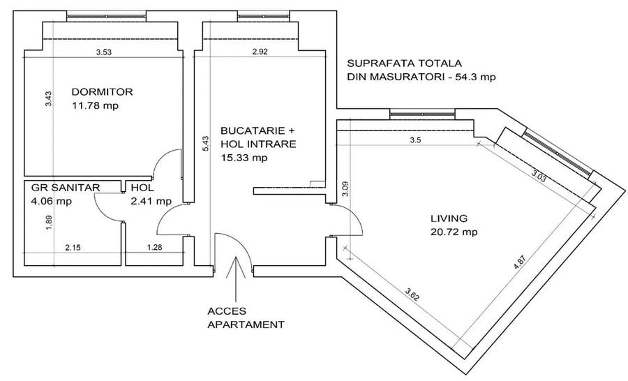 Calea Calarasilor-Apartament de 2 camere-decomandat - 8