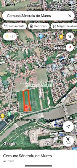 Teren 27.000 mp.deschidere la 2 drumuri ,75 euro mp. - 2