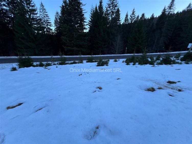 Teren 989 mp pentru investitie majora in Predeal | Deschidere la soseaua princip - 2
