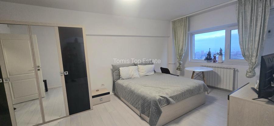 Studio luminoas 37 mp | Etaj 9 | Vedere panoramică la mare și port | bloc 1990 - 3