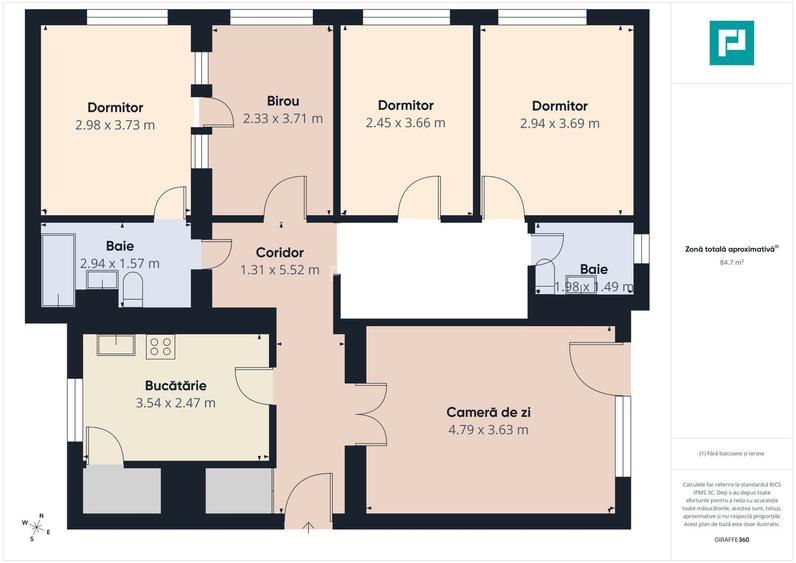 Apartament  5 camere la cheie în Vlaicu - 9