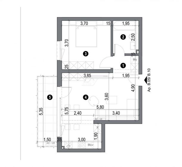 Etaj 1. Lift. Balcon mare. Loc de parcare. - 8