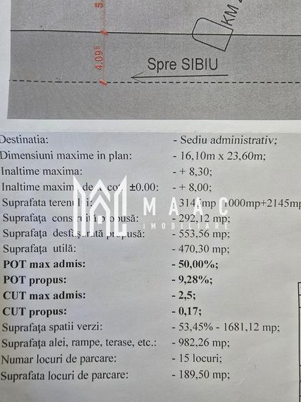 De inchiriat spatiu comercial I Talmaciu I Sibiu I pe DN 7
