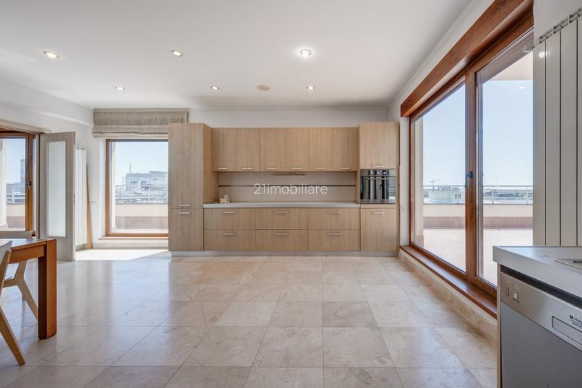 Unic pe etaj! Penthouse 5 camere, 482 mp, lift privat – Satul Francez - 14