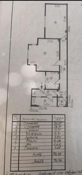 Apartament cu 2 camere 70,54 mp - Parc Cismigiu - 9