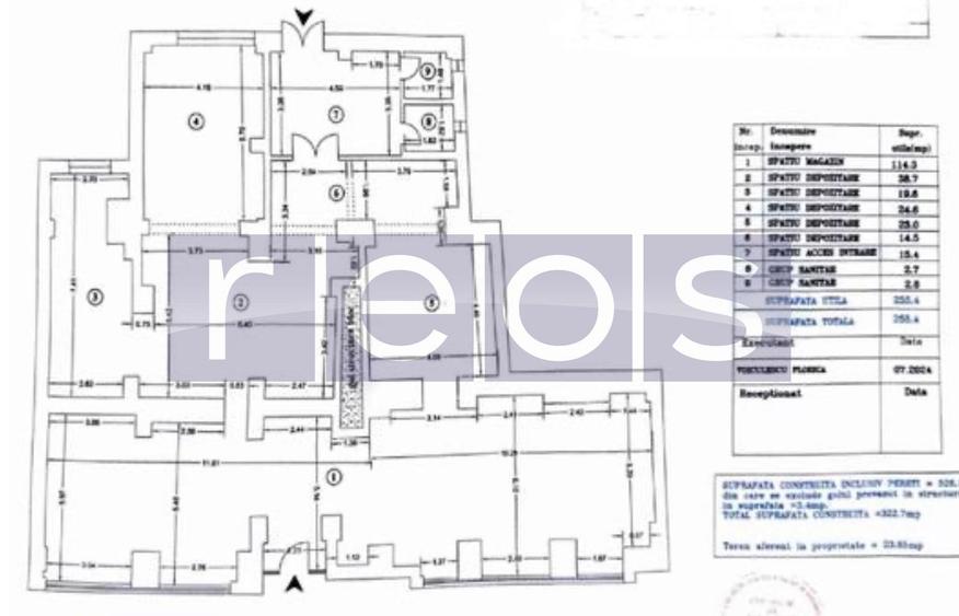 INCHIRIERE SPATIU COMERCIAL | PARTER | 255MP | VITRINA 22MP | OBOR | - 1