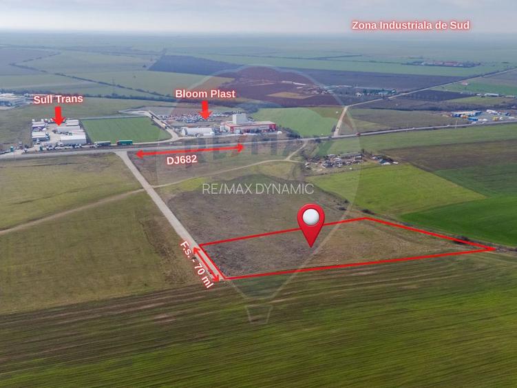 Teren intravilan 10.000 mp în Zona Industrială Sud Arad - 4