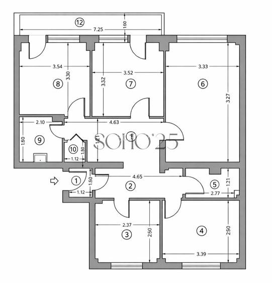 Apartament 4 camere | Pitar Moș – Grădina Icoanei | 95 mp | Renovat - 1