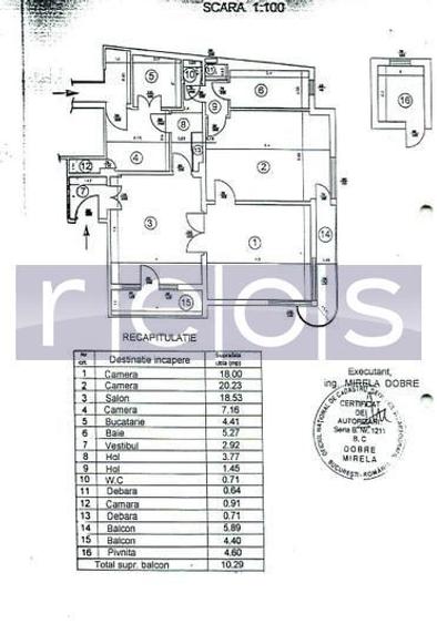 Apartament spatios 3 camere bloc boutique| Mosilor | loc parcare+2 boxe - 10